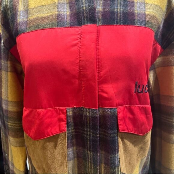 Lucid FC Plaid Wool Shirt Jacket Size Medium - Picture 4 of 14
